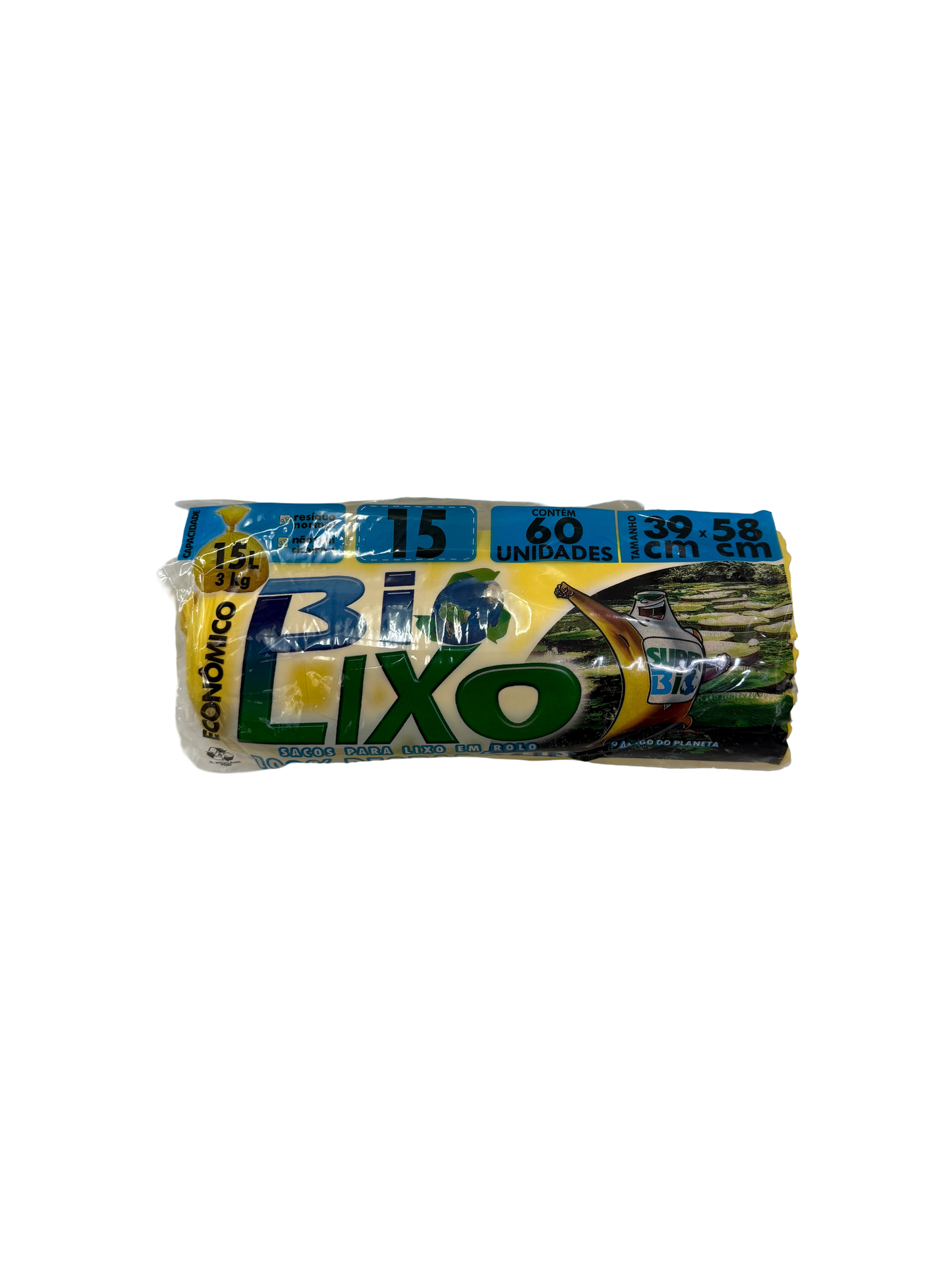 Soco lixo 15L Rio lixo econ C/60