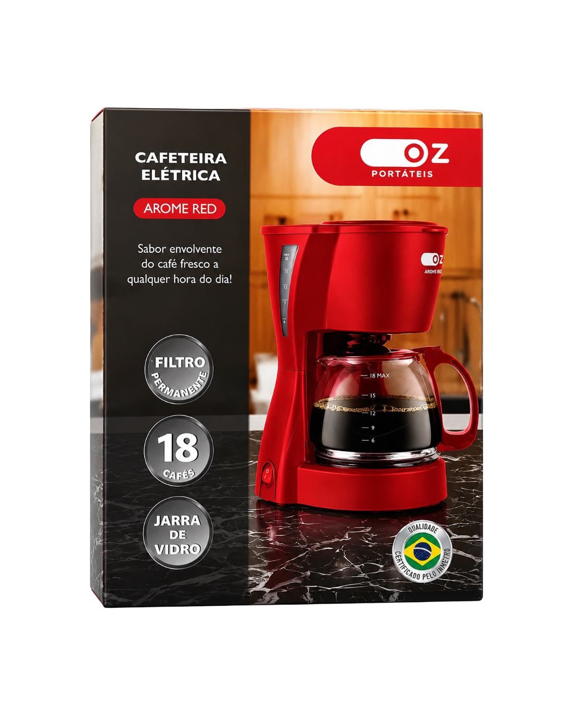 Cafeteria Elétrica Oz Red 18l