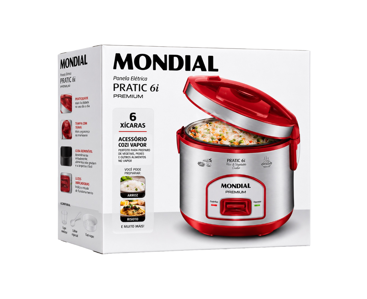 Panela Elétrica Pratic 6i Premium