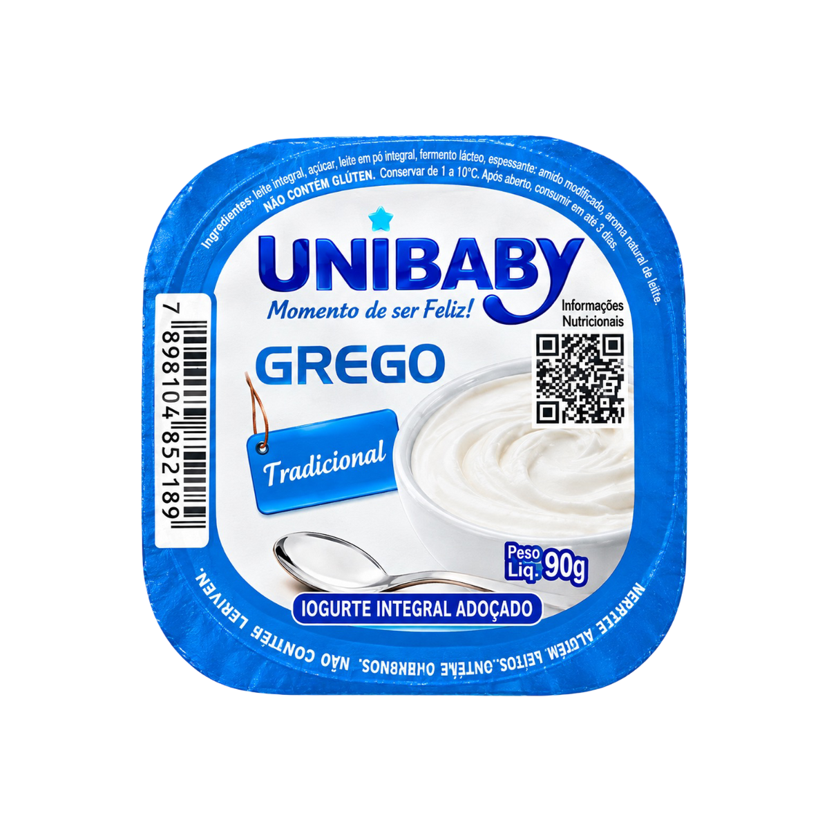Iogurte Unibaby Grego Potinho 90g