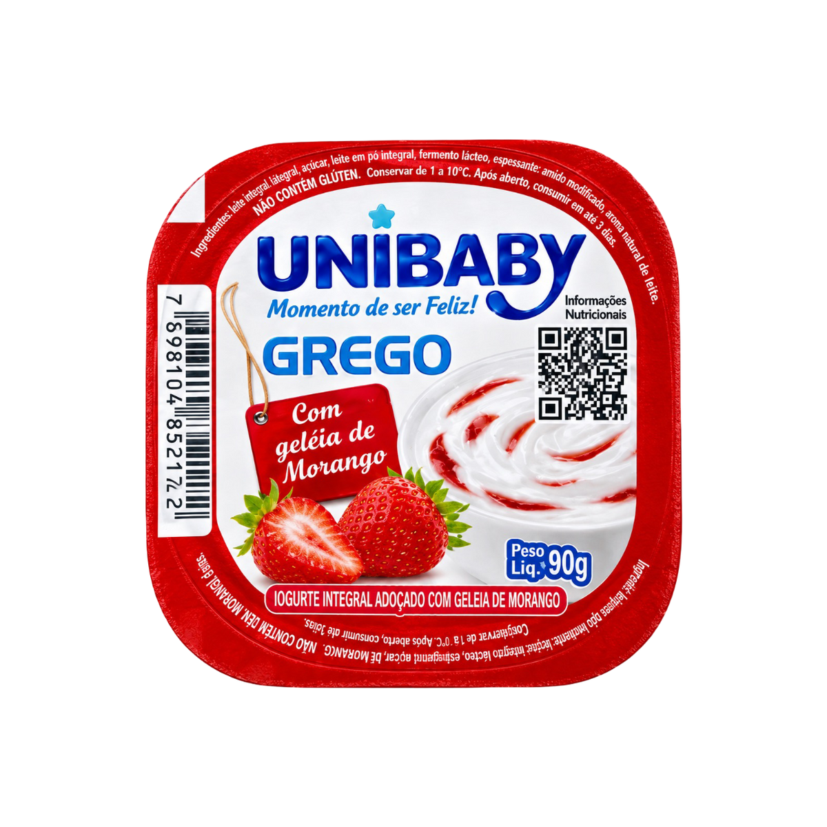 Iogurte Unibaby Grego Potinho 90g