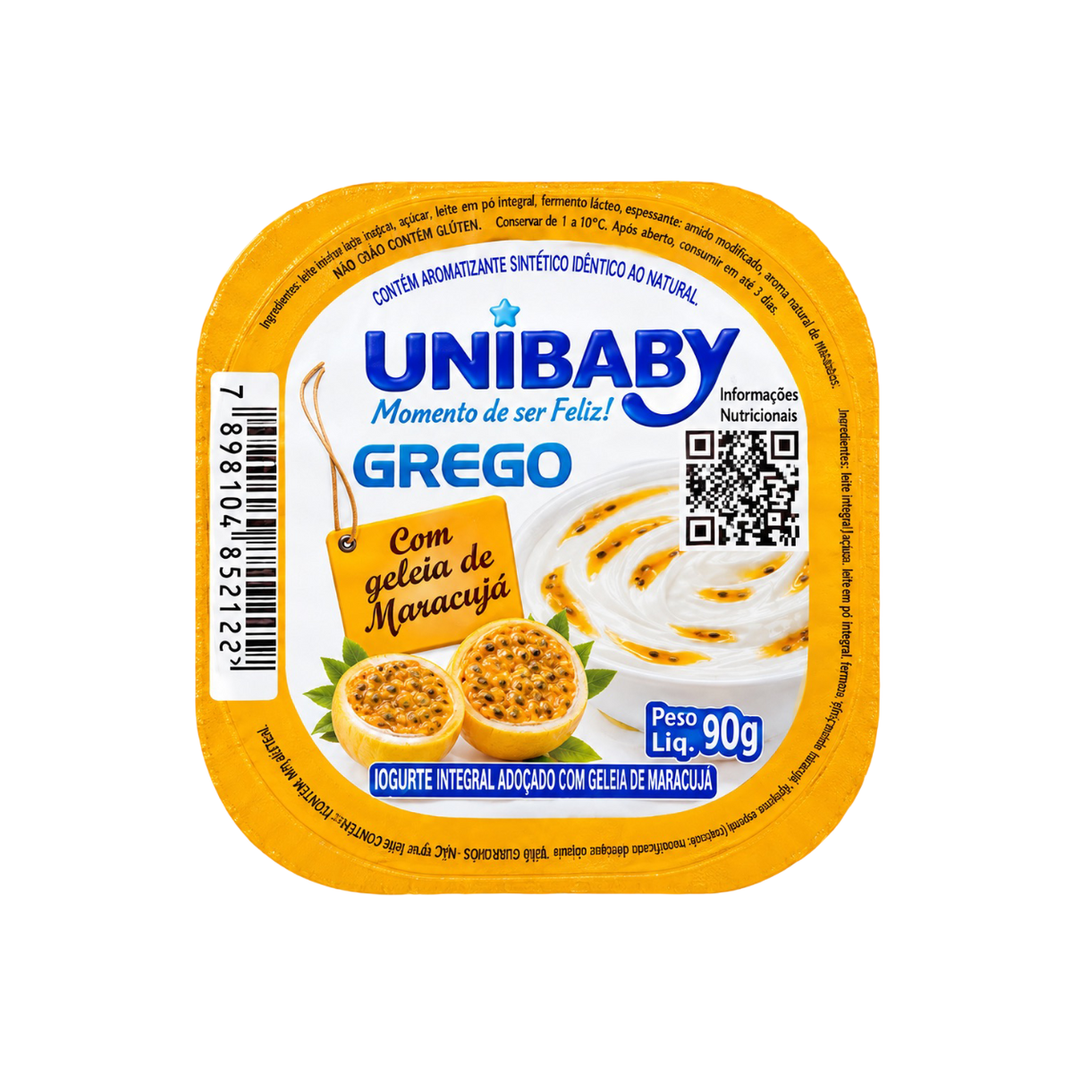 Iogurte Unibaby Grego Potinho 90g