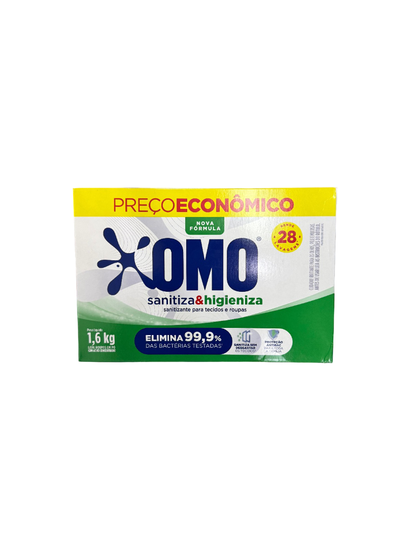 Lava Roupas Omo 1,6kg